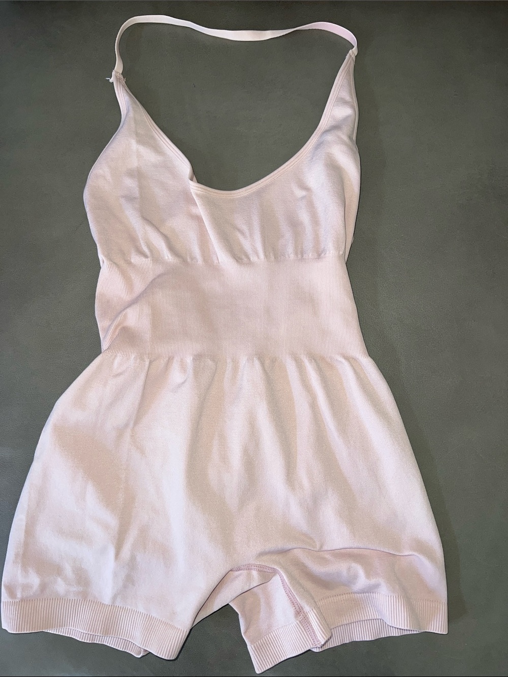 Soft Pink Women's Romper Bodysuit - Comfortable Sleepwear